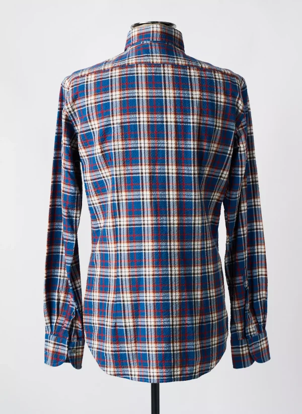 Chemise Manches Longues Bagutta Bleu