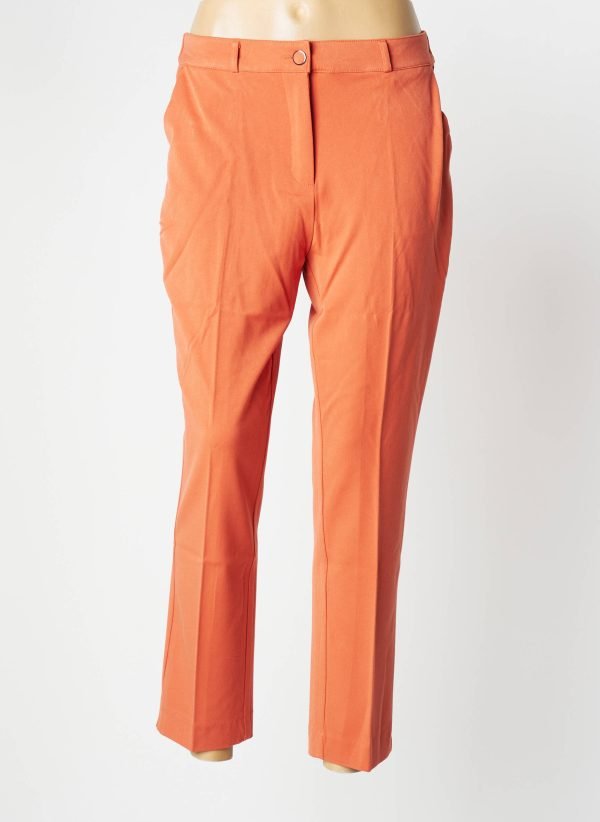 Pantalon Chino Damart Orange Taille Normale