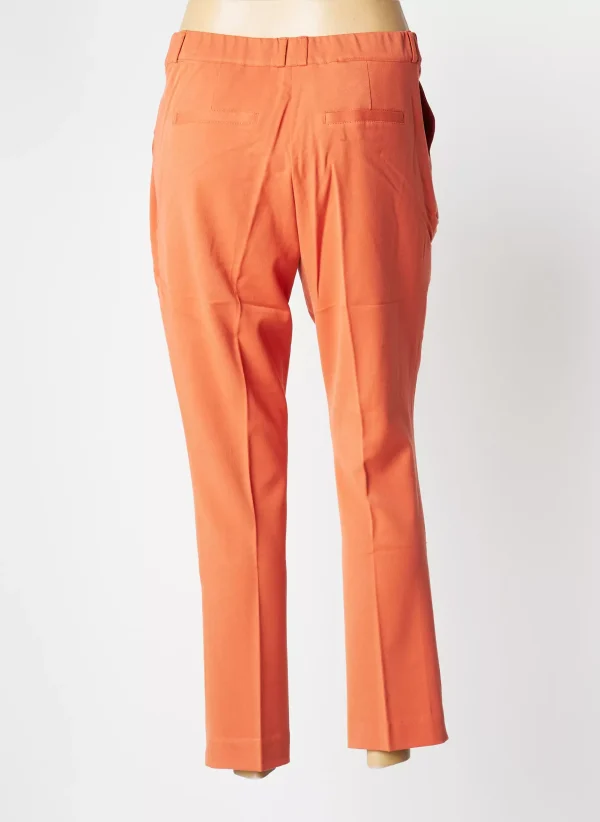 Pantalon Chino Damart Orange Taille Normale