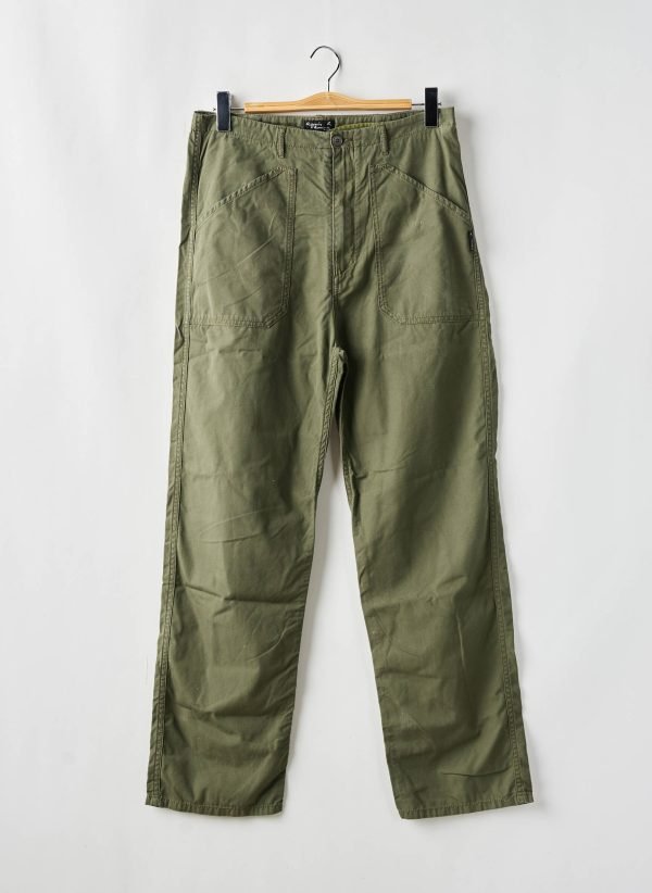 Pantalon Droit Agnes B Vert Taille Normale