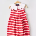 Robe Mi-longue Coudemail Rouge Sans Manche