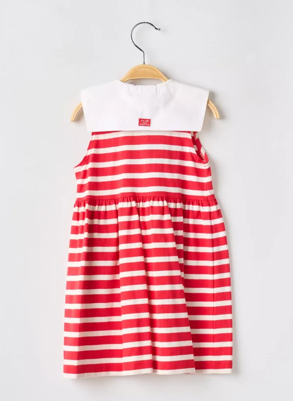 Robe Mi-longue Coudemail Rouge Sans Manche