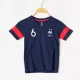 T-shirt Fff Bleu Manches Courtes