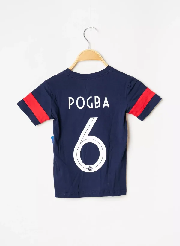 T-shirt Fff Bleu Manches Courtes